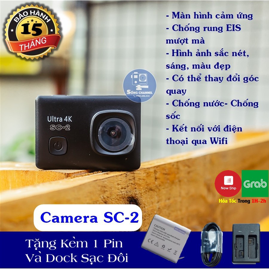 [Mã 11ELSALE hoàn 7% đơn 300K] Camera Hành Trình Xe Máy SC-2