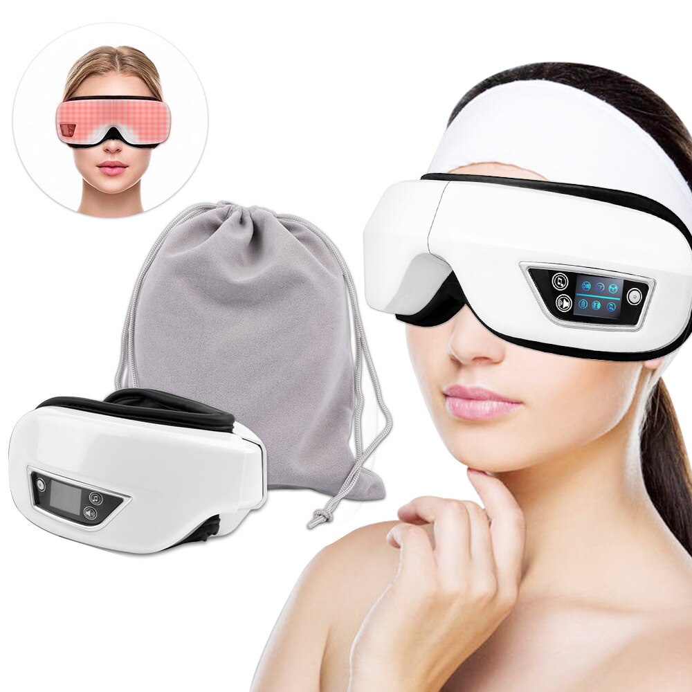 Máy massage mắt Suolaer nén khí chườm nhiệt dùng điện chăm sóc mắt