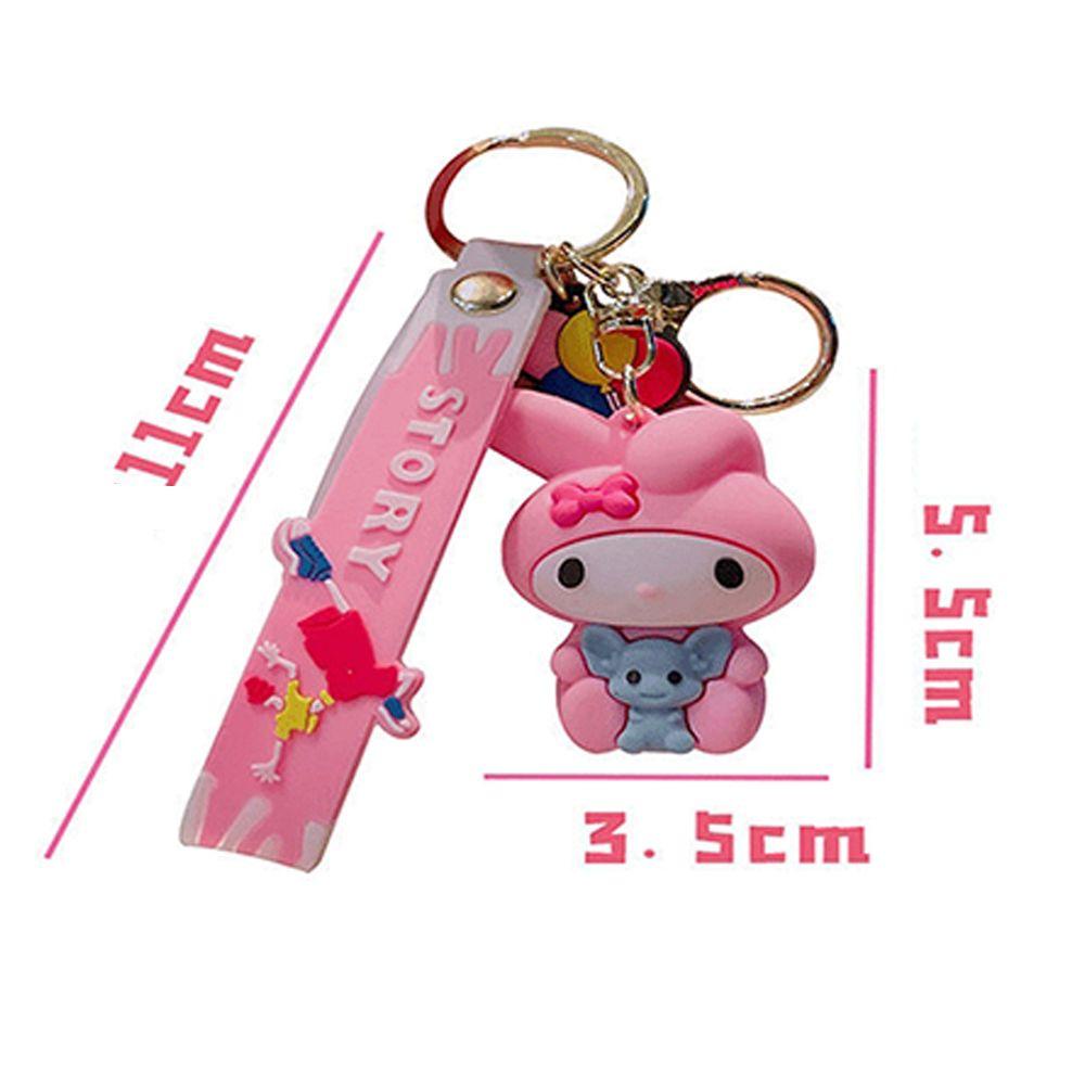 Búp Bê Treo Điện Thoại Bằng Silicon Hình Kuromi Cinnamoroll Đáng Yêu