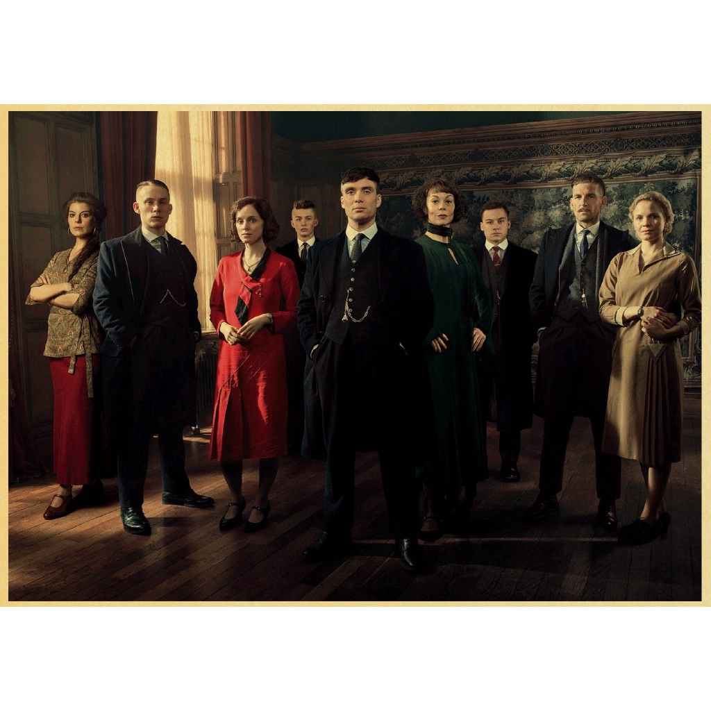 Poster Phim Peaky Blinders Phong Cách Cổ Điển Trang Trí Nhà Cửa