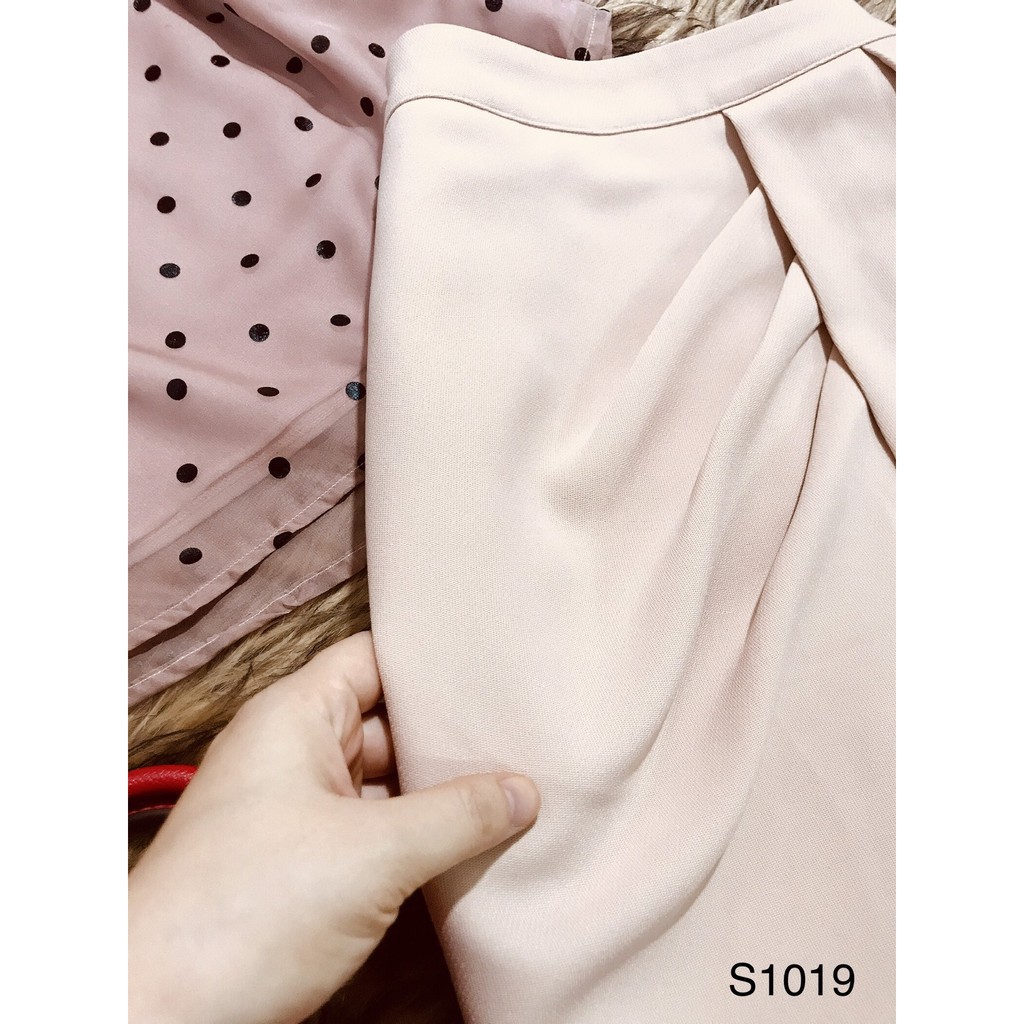 [ xả kho ] MiD Set chấm bi hồng hàng thiết kế cao cấp S1019 Mie Design ảnh thật