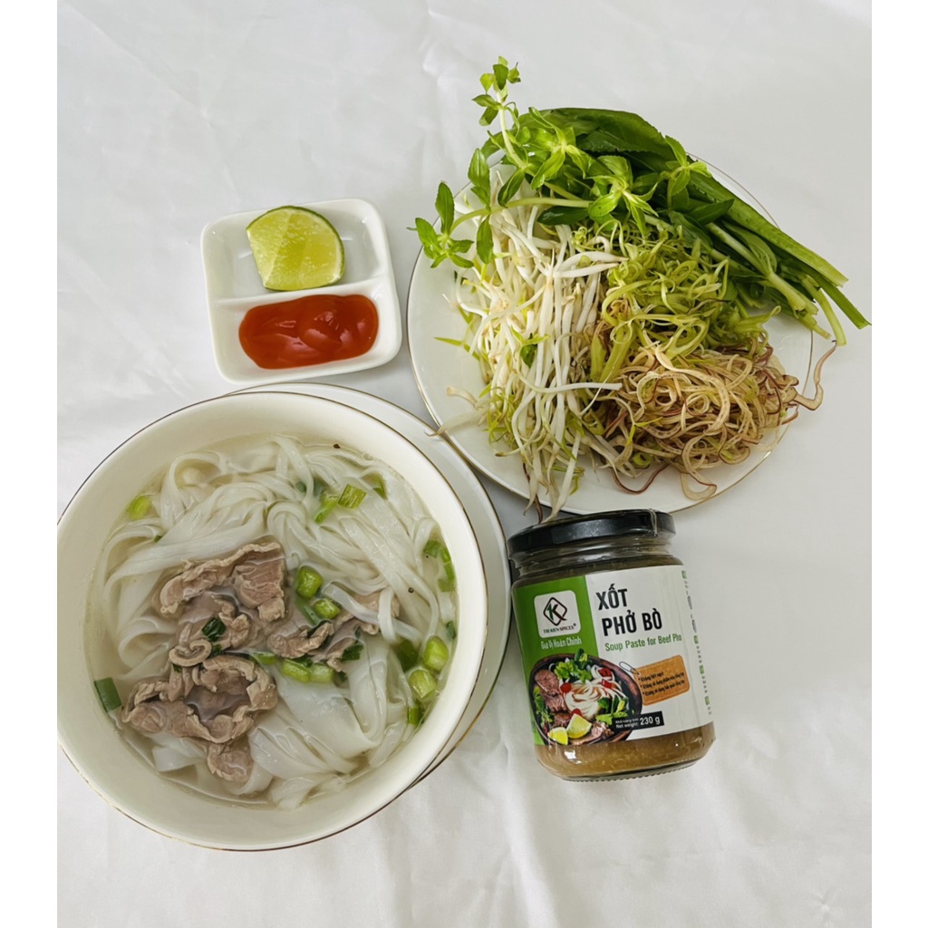 Combo 3 Miền Hoàn Chỉnh TriKien Spices : Xốt Bún Bò Huế 230gr - Xốt Phở Bò  230gr - Xốt Hủ Tiếu 230gr