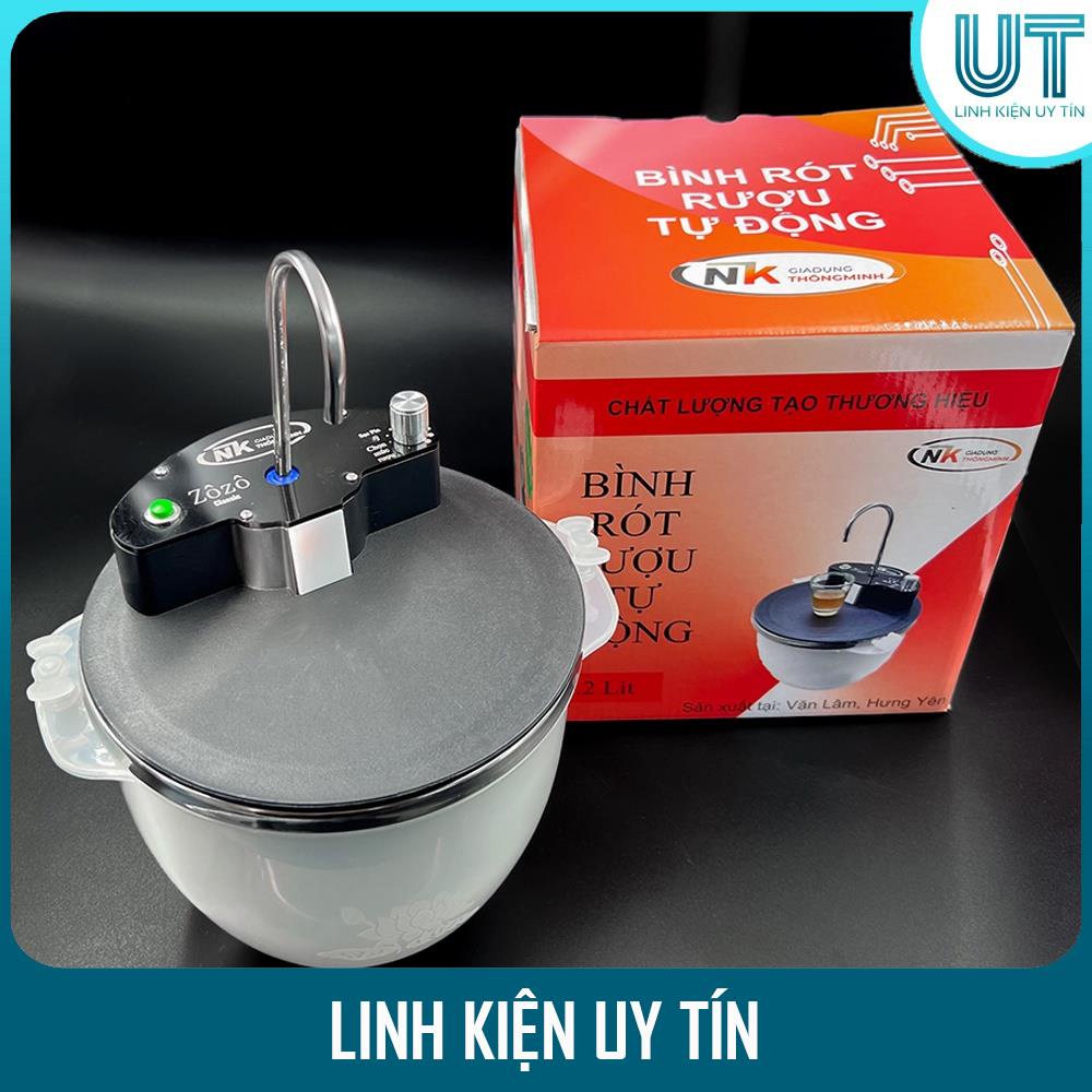 Máy rót rượu tự động thông minh bản V.2 2022 - 1 đổi 1 /12 tháng
