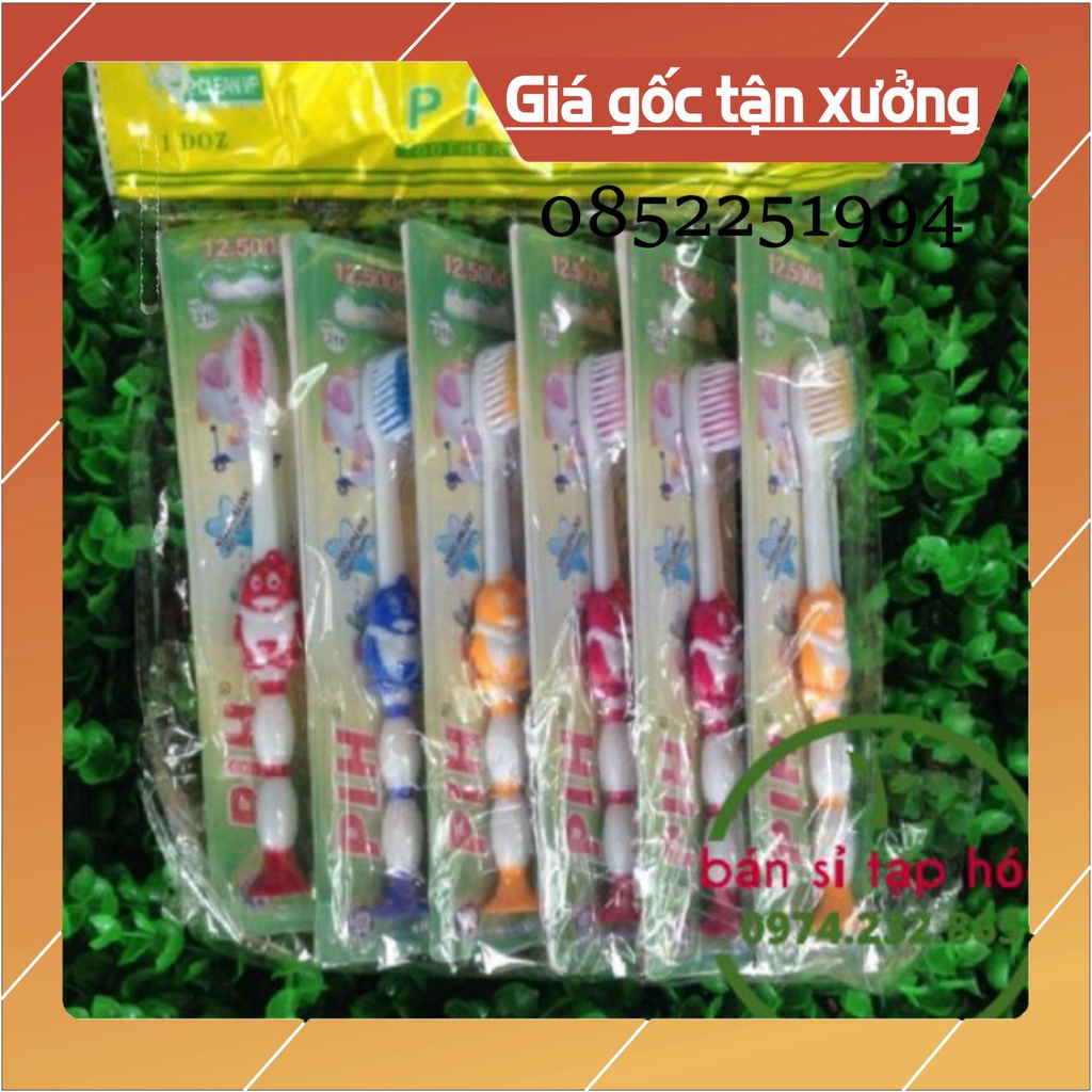 Sỉ 12 bàn chải đánh răng trẻ em (Giá tốt nhất ) (Giá tốt nhất )