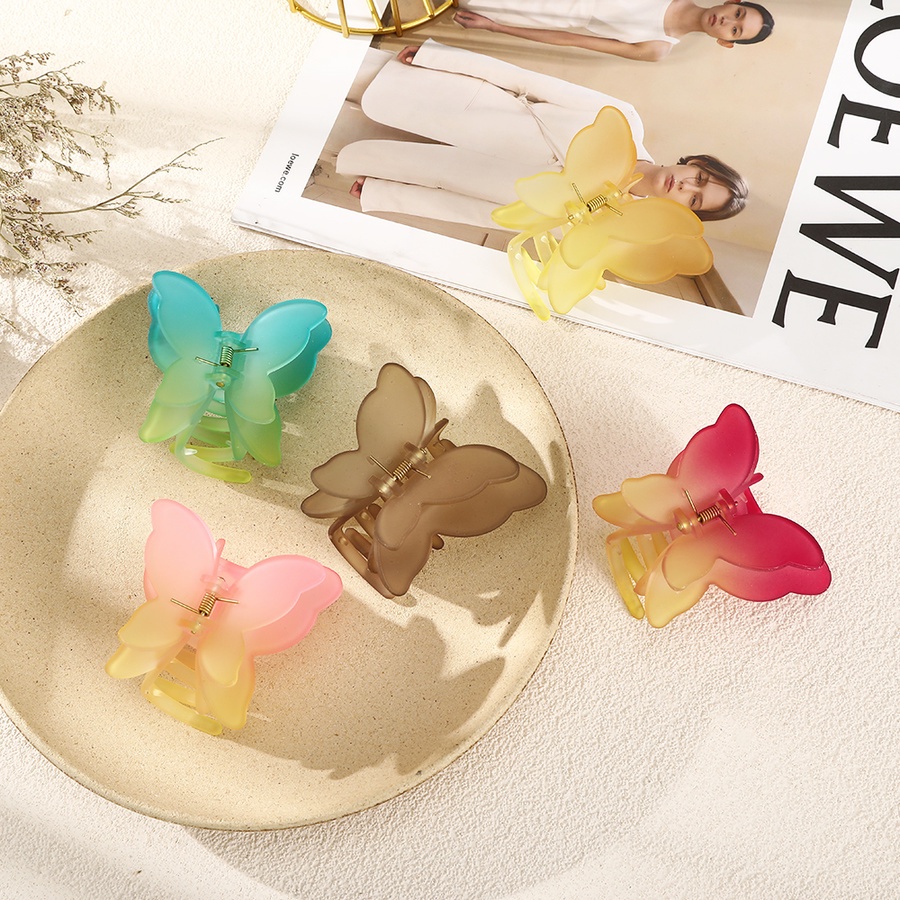 Kẹp Tóc Càng Cua 7cm Bằng Acrylic Nhám Thời Trang Cho Nữ