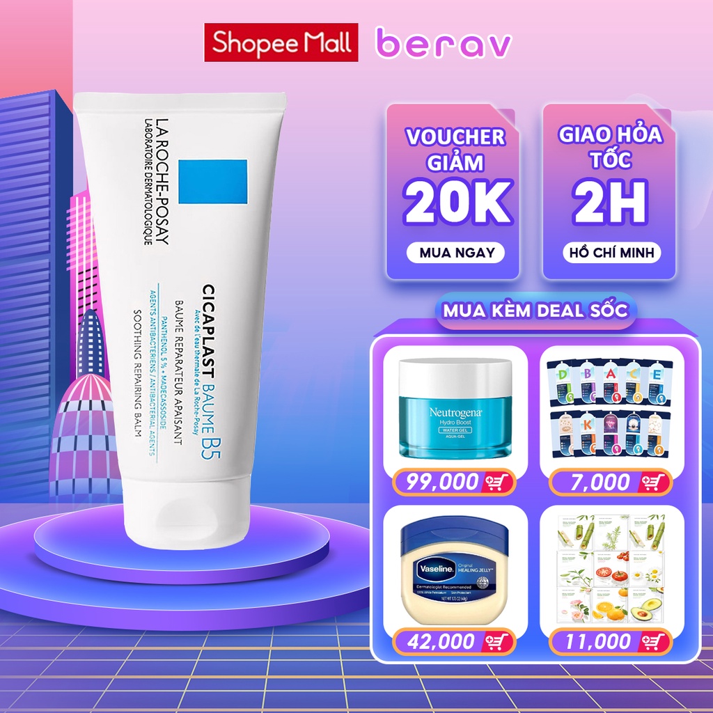 Kem Dưỡng La Roche-Posay Cicaplast Baume B5 Làm Dịu Mát, Làm Mượt & Phục Hồi Da phù hợp cho trẻ em 40ml