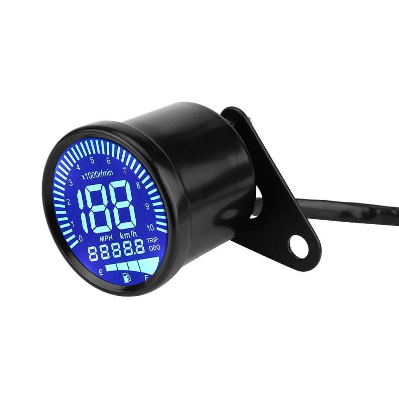 Đồng hồ đo tốc độ và mức dầu có đèn LED cho xe máy