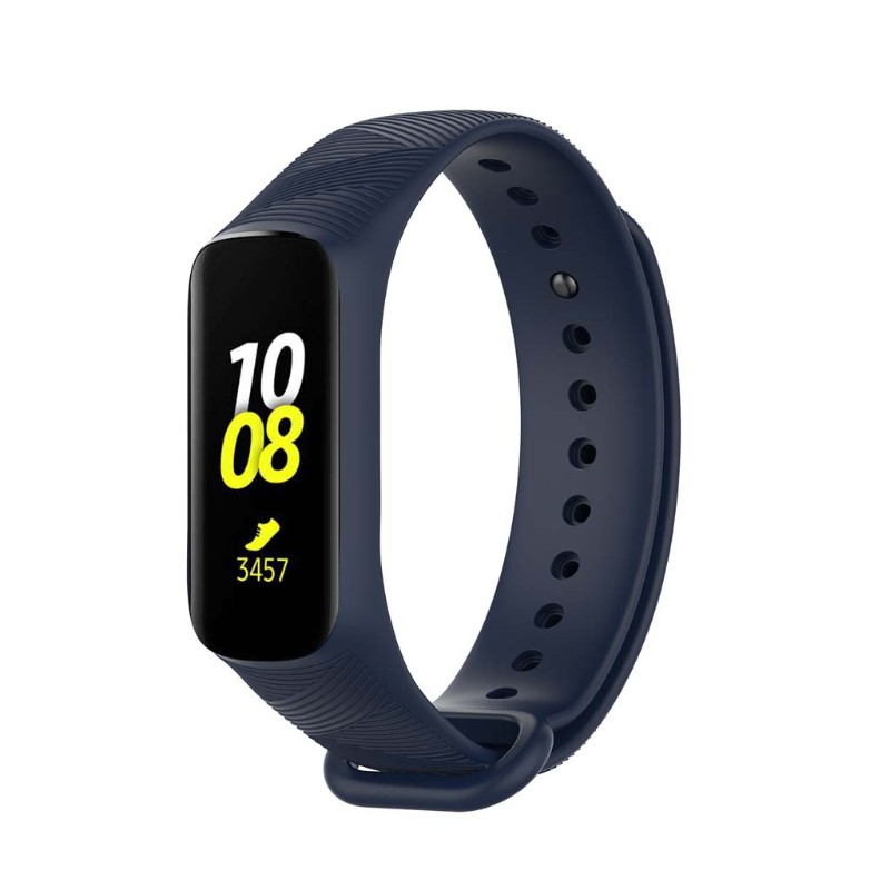 Dây Đeo Thay Thế Chất Liệu Silicon Màu Trơn Cho Samsung Galaxy Fit E R375