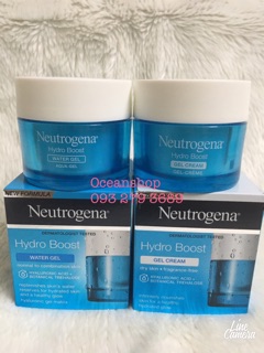 Kem dưỡng ẩm, cấp nước Neutrogena Hydro Boost Gel Cream và Water Gel 50ml