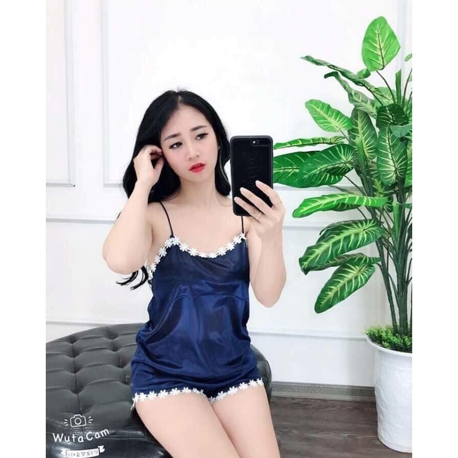 BỘ ĐỒ MẶC NHÀ CHẤT LIỆU PHI BÓNG