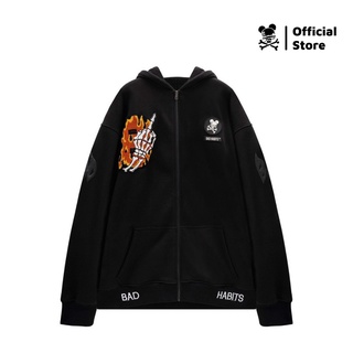 Áo Hoodie Bad Habits Burn Nỉ Cao Cấp- Local Brand Chính Hãng
