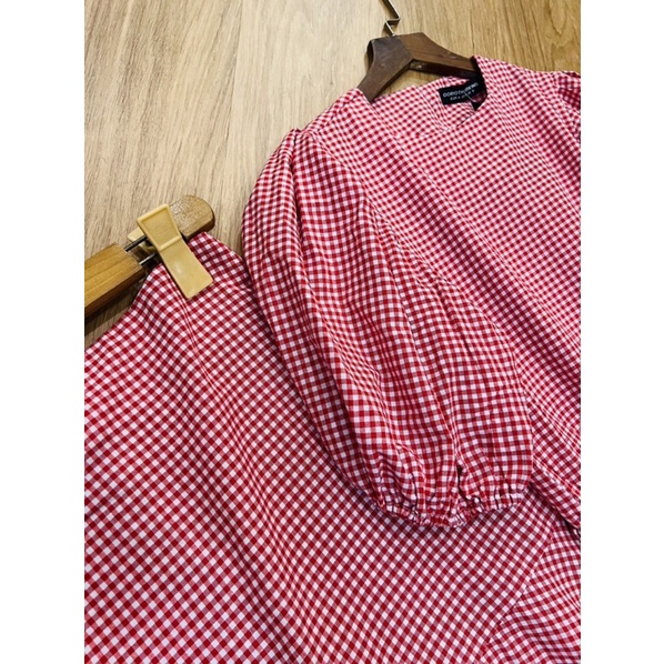 Set váy caro dáng dài