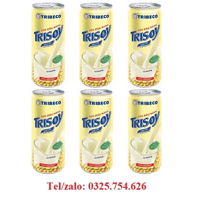 Đậu nành Trisoy lon 240ml