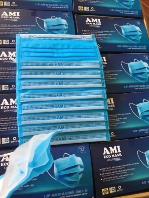 [Mã COSDAY giảm 8% đơn 150K] (Giảm giá) Hộp khẩu trang y tế Ami đủ 4 màu chuẩn hãng | BigBuy360 - bigbuy360.vn