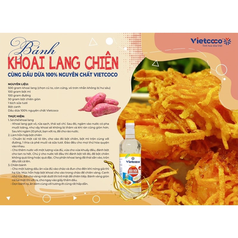 DẦU DỪA chuyên NẤU ĂN - Non GMO - healthy