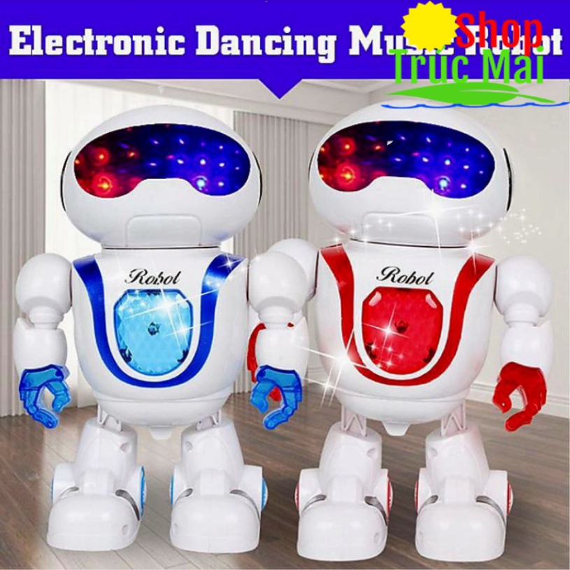 Đồ Chơi Trẻ Em Robot Biết Phát Sáng Và Nhảy Múa Theo Nhạc