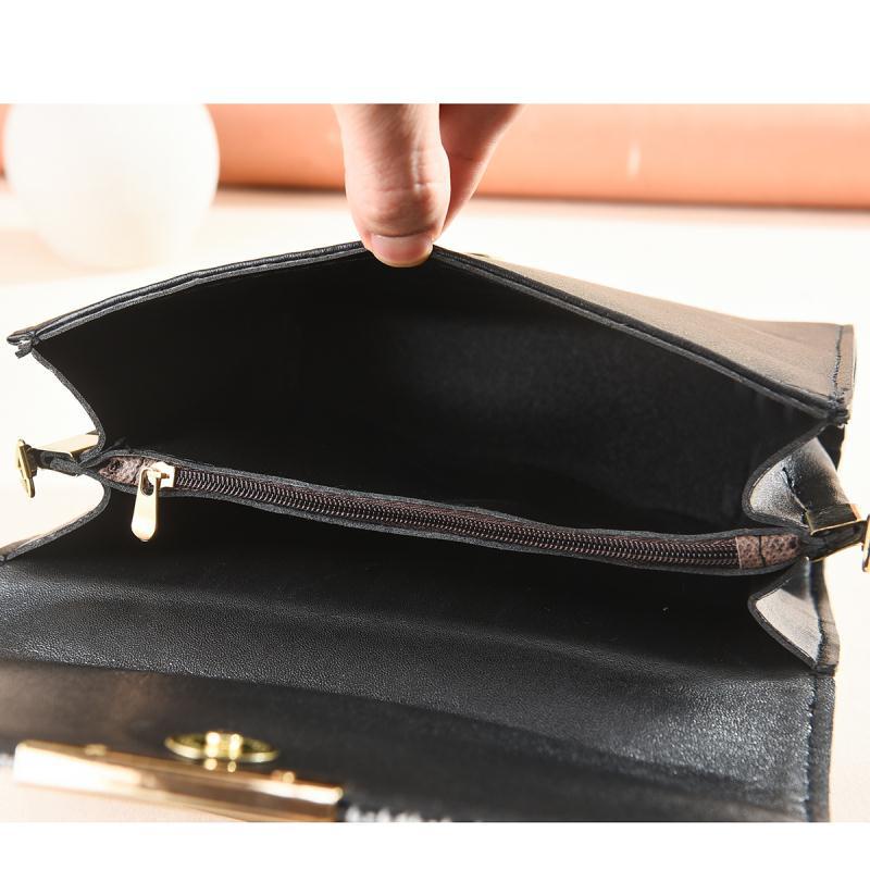 Túi đeo chéo IELGY họa tiết kẻ sọc thiết kế đơn giản thời trang cho nữ