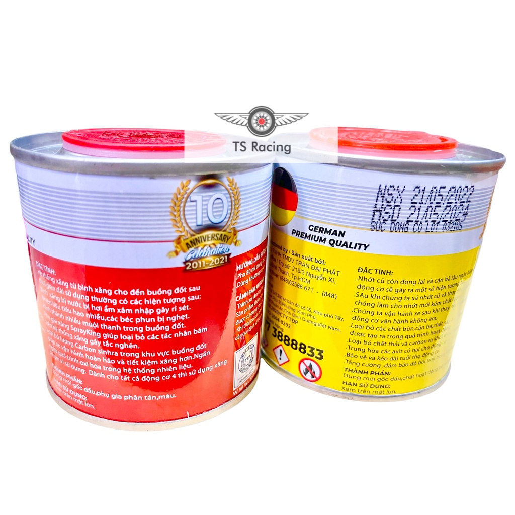 Sprayking Súc Động Cơ, Xúc Buồng Đốt