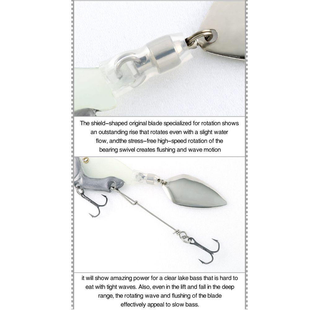 MUVAKO Mồi Giả Câu Cá Bằng Kim Loại 44mm / 13.6g