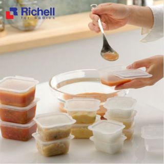 Bộ hộp trữ đông thương hiệu Richell 50ml/100ml/150ml