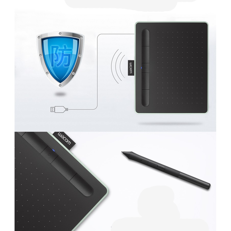 Bảng vẽ điện tử Wacom Intuos S CTL-4100WL Bluetooth hỗ trợ đa nền tảng | BigBuy360 - bigbuy360.vn