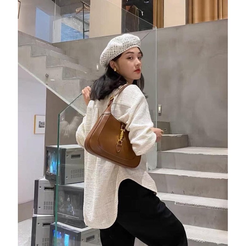 Túi G màu nâu bò mới sz20 fullbox
