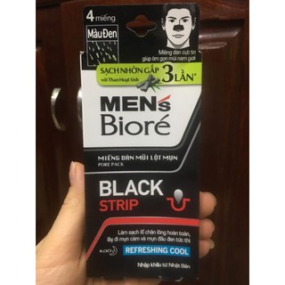 Miếng dán lột mũi Biore Nam
