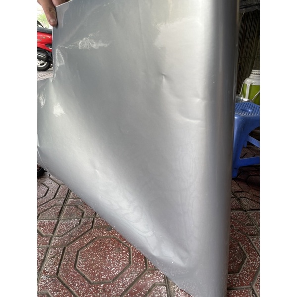 Decal màu ghi bạc 3 lớp, cao cấp ,Chuyên dán đổi màu ô tô, xe máy