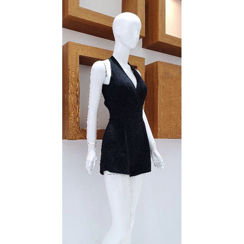 Jumpsuit Small.G cổ V chéo ngực hở lưng [CÓ SẴN]
