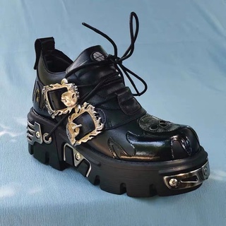 (SẴN 35,39,43) GIÀY GOTHIC M100 ĐẾ ĐINH SẮT 6CM SIÊU COOL
