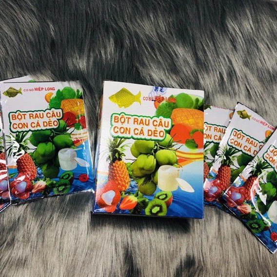 Bột rau câu dẻo , giòn Hiệp Long hộp lớn