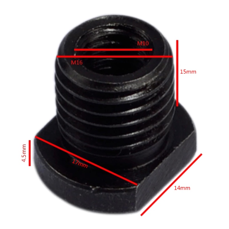 Bộ Chuyển Đổi Máy Mài Góc 100 Độ M10 Sang M16 Chuyên Dụng Cho Công Nghiệp