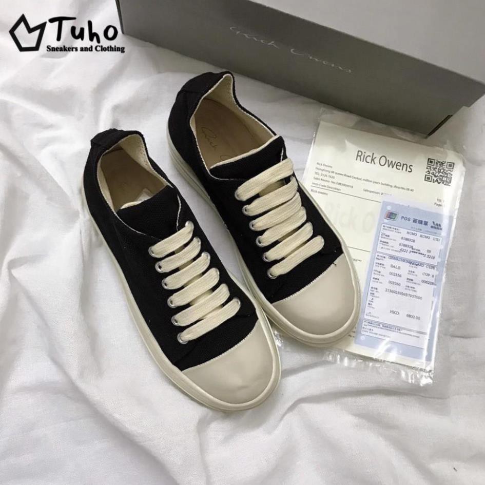 Giày Rick Owen, Giày Thể Thao Rick Owen Cổ Thấp Siêu Hot Siêu Chất (36-43) -TuhoShop.com