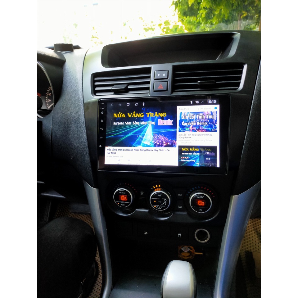 Mặt dưỡng kèm dây nguồn zin lắp màn hình Android cho xe MAZDA BT50