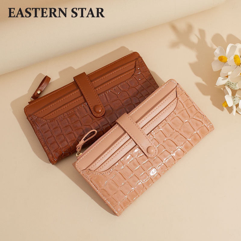 Ví Da Dài Cầm Tay Kiểu Dáng Đơn Giản Thời Trang Nữ