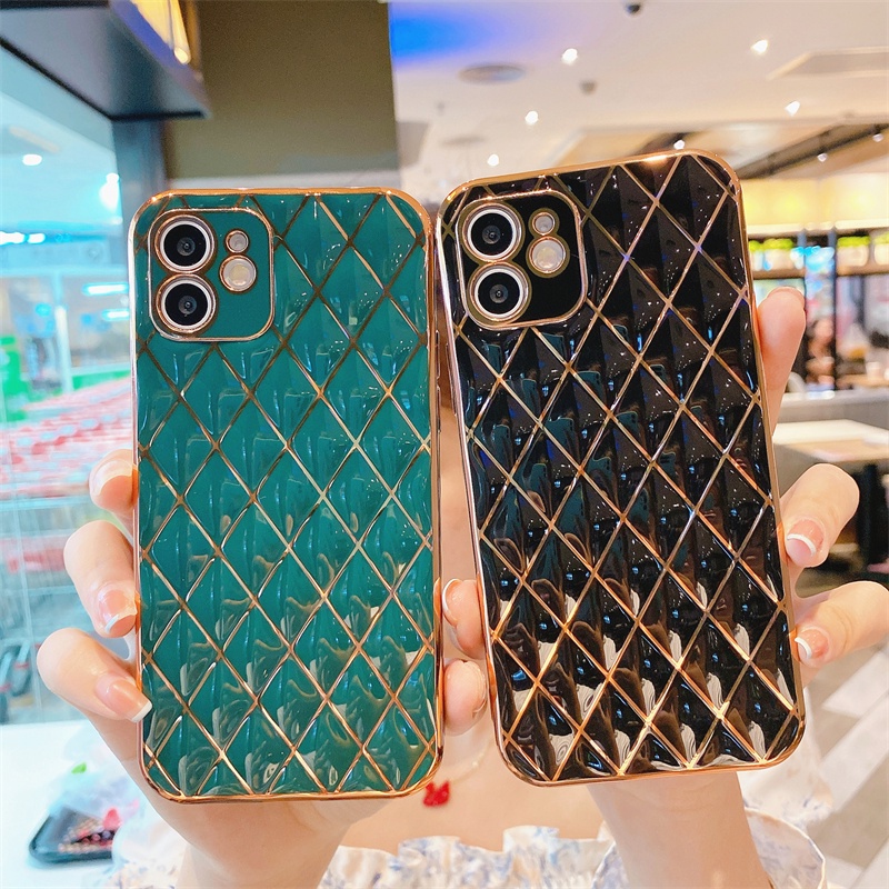 Ốp điện thoại mạ điện thời trang cao cấp cho Iphone 11 12 Pro X Xs Max Xr 8 7 Plus Se 2020