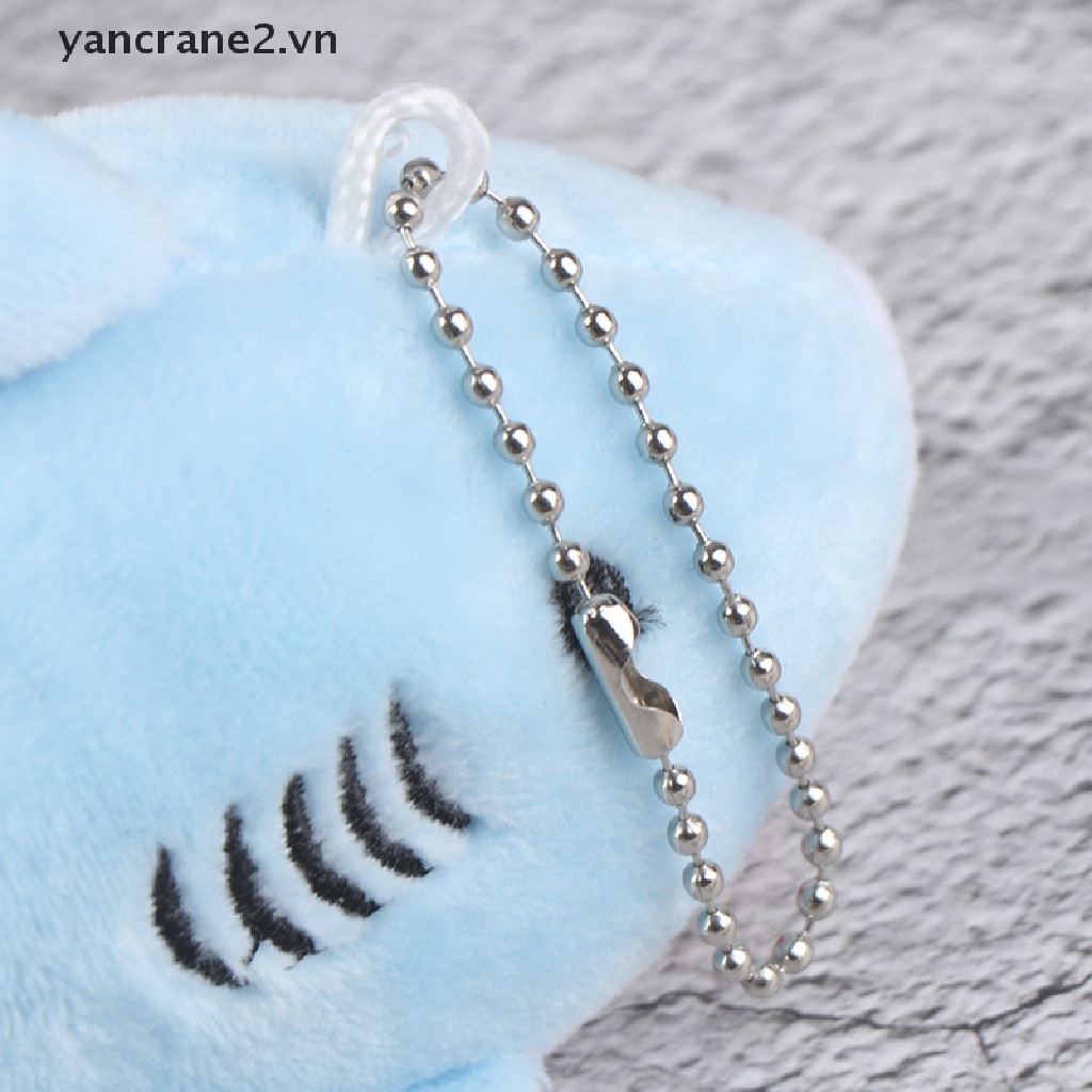 Đồ Chơi Cá Mập Nhồi Bông mini 12CM Treo Chìa Khóa {yancrane2.vn}