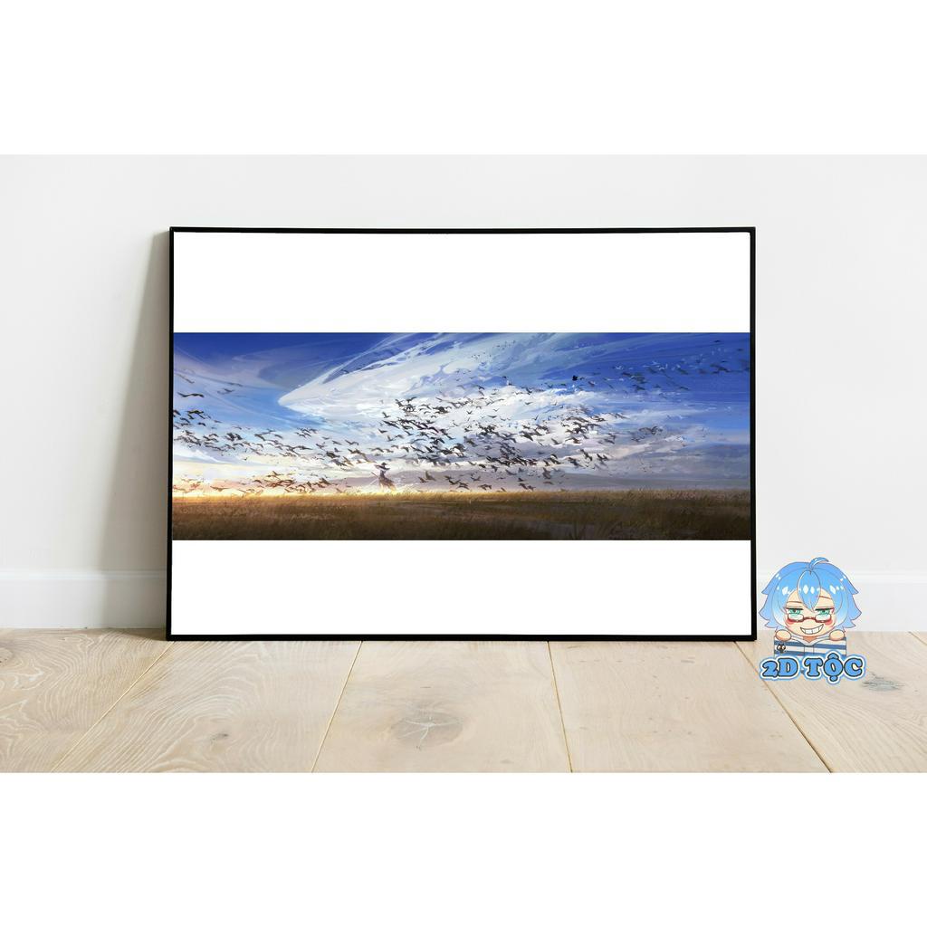 TRANH POSTER A3 Anime Manga Hành trình của Elaina Majo no Tabitabi (5) CHẤT LIỆU GIẤY CAO CẤP - 2D Tộc Shop