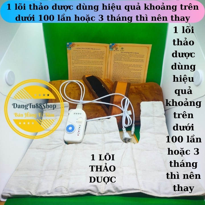 Túi Chườm Vai Gáy Thảo Dược- Ngải Cứu- Tự Động Làm Nóng Bằng Điện