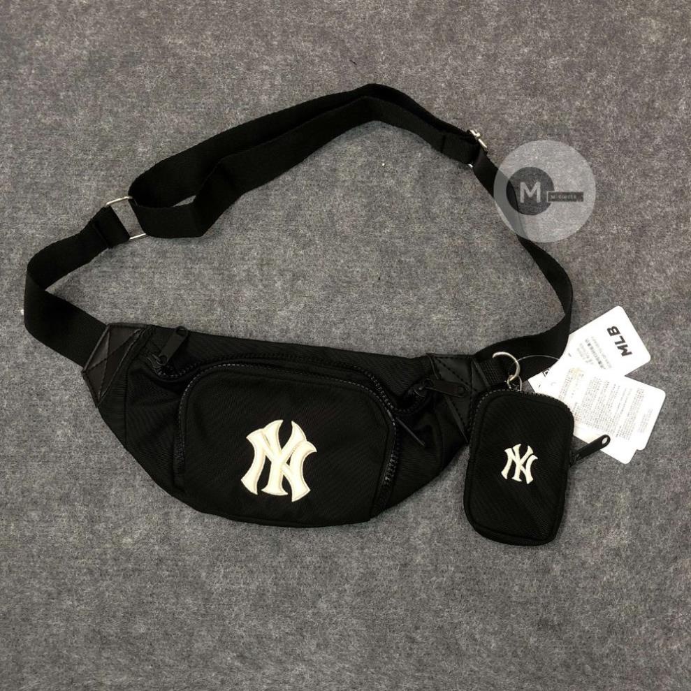 Túi đeo chéo MLB NY & MONOGRAM Logo Thêu Basic Waist Bag - 𝑭𝒖𝒍𝒍 𝒕𝒂𝒈 𝒄𝒐𝒅𝒆