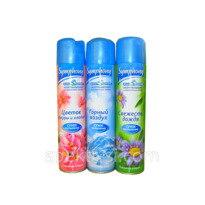 Xịt phòng kháng khuẩn ion bạc Symphony 300ml