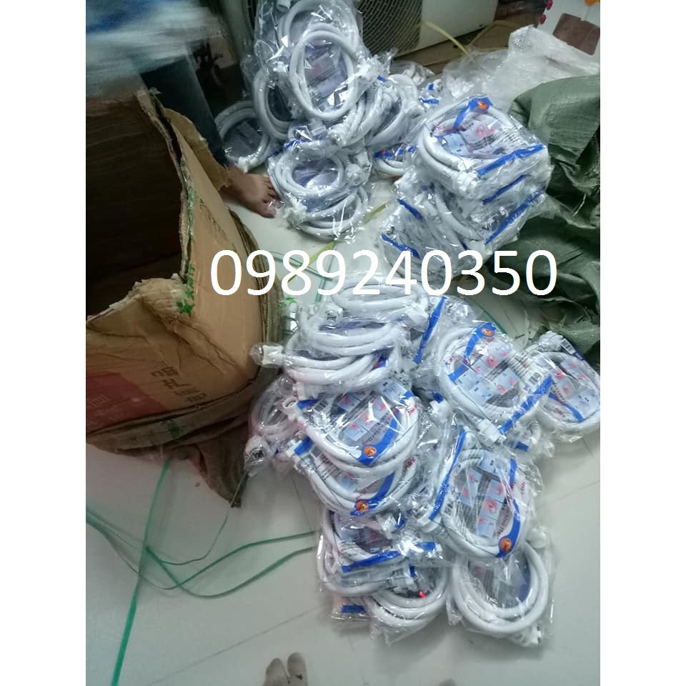 Dây cấp nước máy giặt dài 4,5m (1 Đầu Bắt Ốc - 1 Đầu Ren)