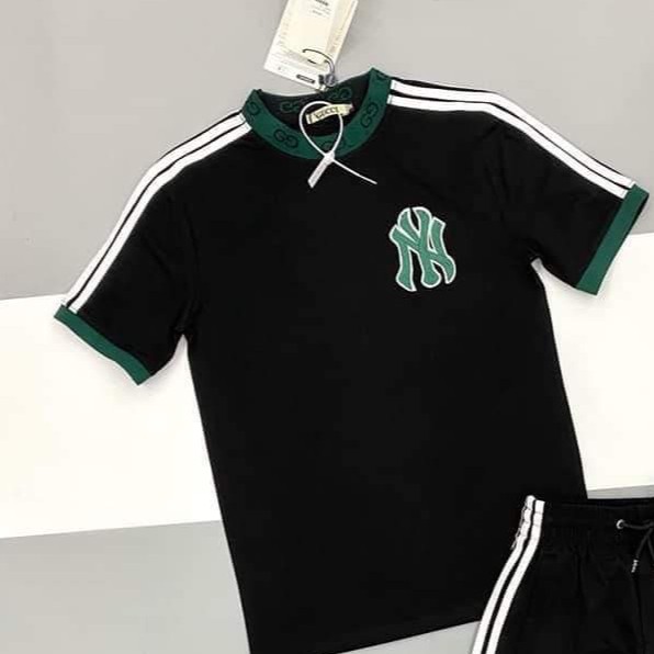 Đồ Bộ Nam Mùa Hè, Bộ Quần Áo Thun Nam Cổ Tròn Phối Viền Xanh Siêu Đẹp Chất Thun Lạnh 4C - BN278 - ShopLTAquanaonam | BigBuy360 - bigbuy360.vn