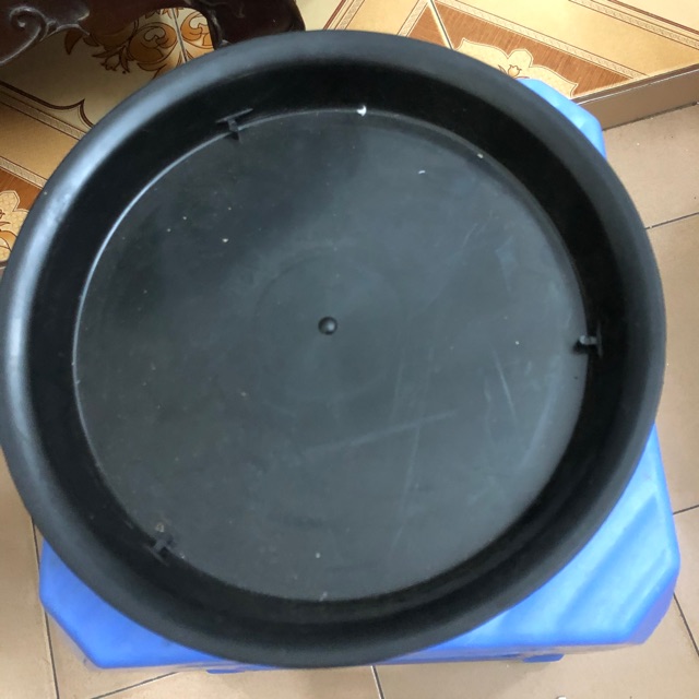 Đĩa lót chậu cây cảnh (lòng trong 19cm, ngoài 23cm) D230 ĐEN / TRẮNG ☘️