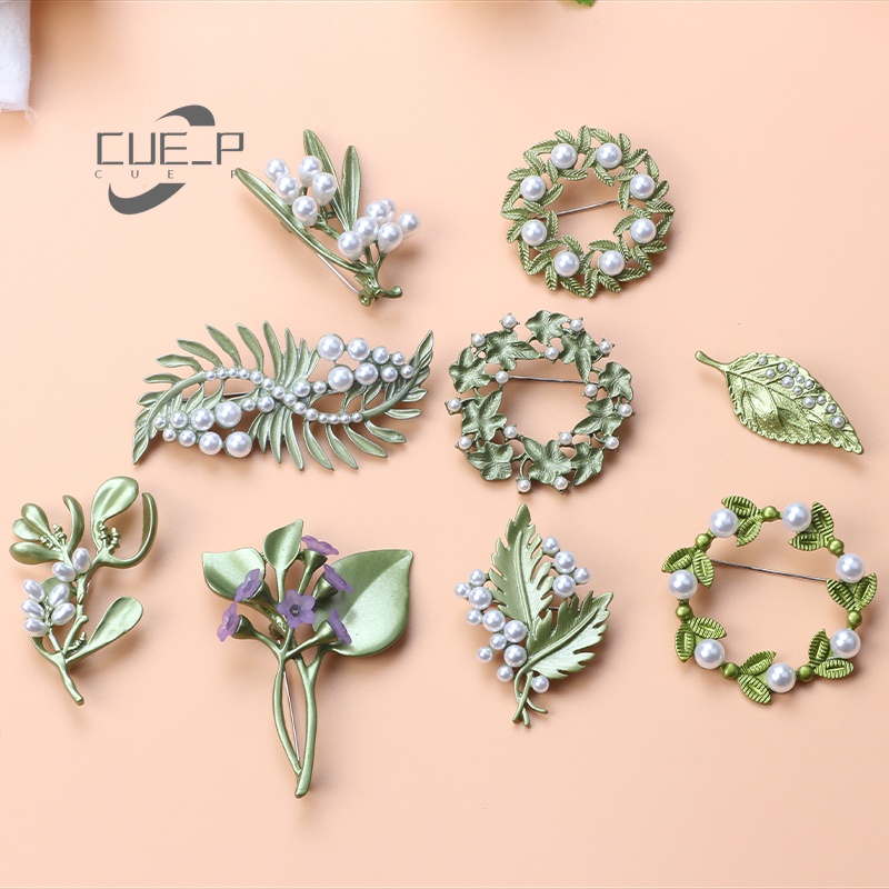 (MớI) Ghim GàI ÁO HợP Kim ĐíNh NgọC Trai Giả Xinh XắN