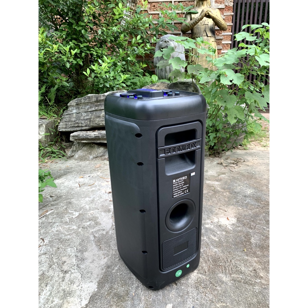 Loa Kéo Pro Partybox QS-8603 Karaoke Bluetooth Hát Siêu Hay Mẫu Mới-Tặng kèm Mic không dây