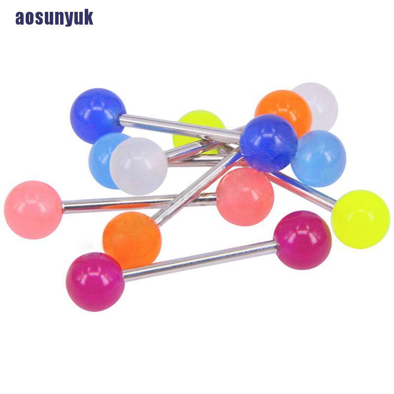 Bộ 10 Khuyên Xỏ Lưỡi Phát Quang Cá Tính | BigBuy360 - bigbuy360.vn