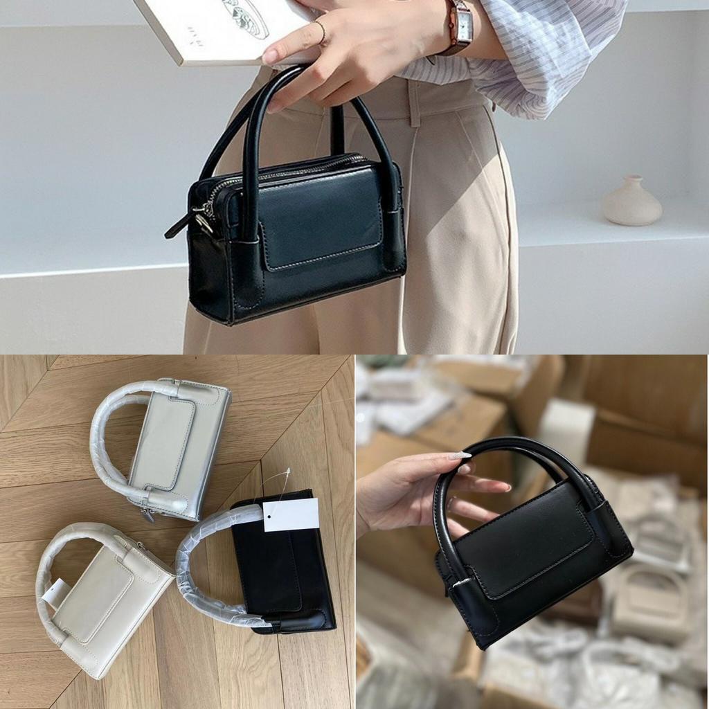Túi đeo quai tròn dáng hàn quốc chuẩn hàng q.c loại 1 sz 18cm -12cm