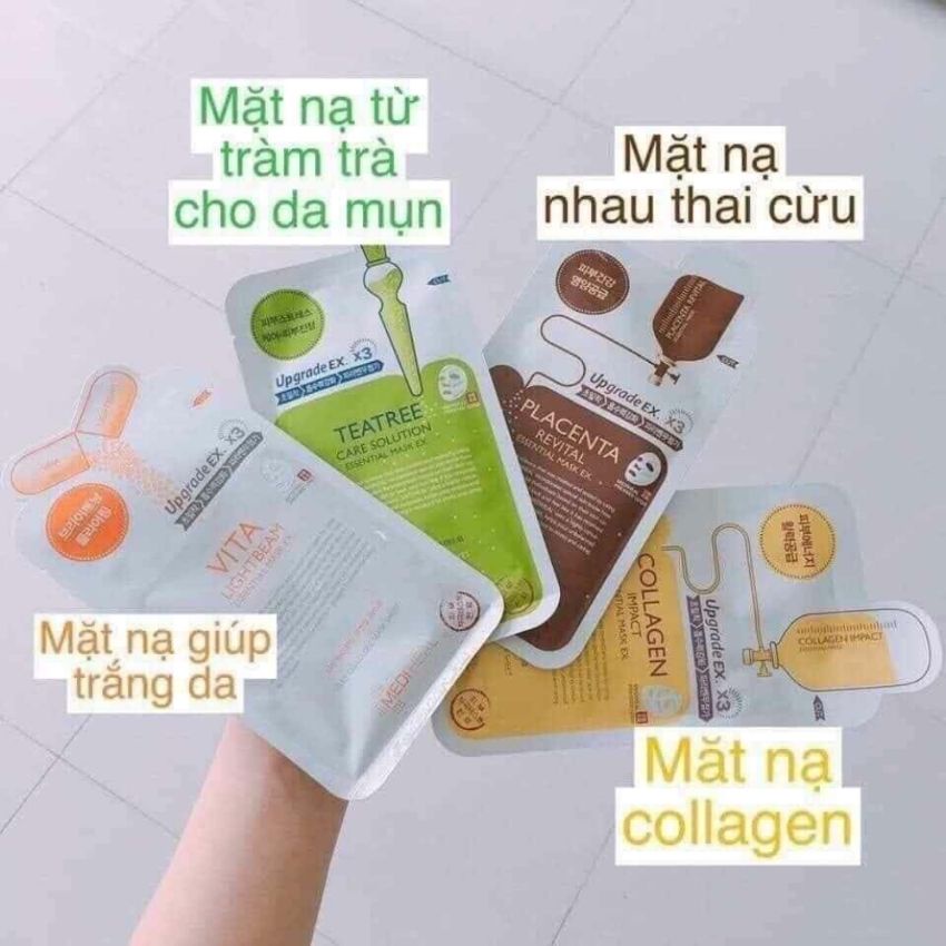 Mặt nạ giấy Mediheal dưỡng trắng da giảm mụn tái tạo ohục hồi da 24ml