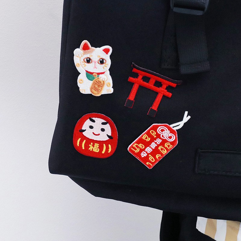 Sticker Dán Ủi Văn Hóa Nhật Bản Dễ Thương